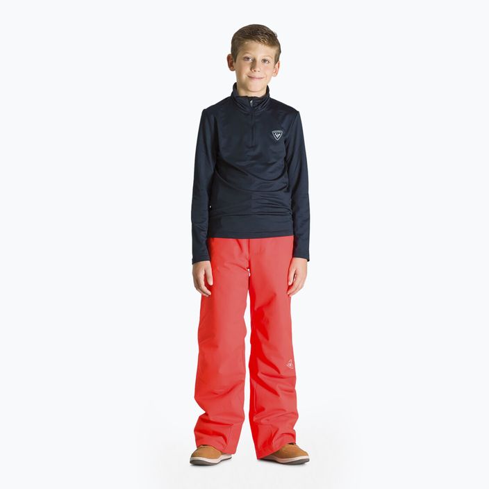 Rossignol Boy 1/2 Zip Warm Stretch children's ski sweatshirt black 3