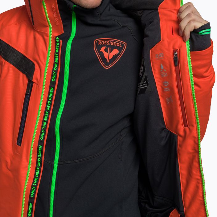 Men's ski jacket Rossignol Hero Aile Jkt neon red 14