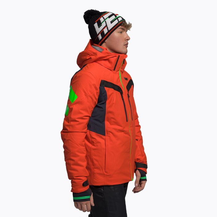Men's ski jacket Rossignol Hero Aile Jkt neon red 3