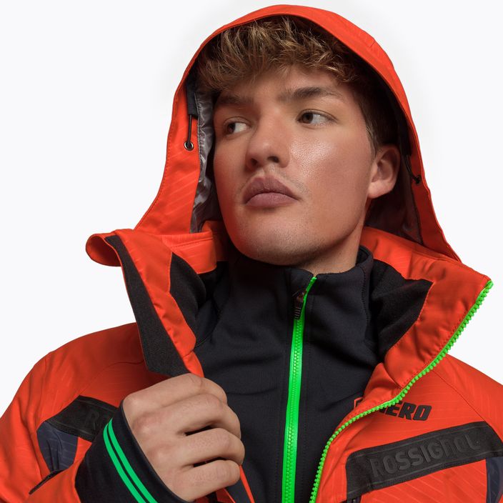 Men's ski jacket Rossignol Hero Aile Jkt neon red 5