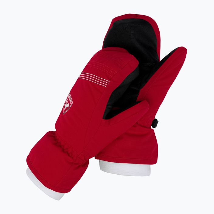 Children's ski gloves Rossignol Jr Popy Impr M red