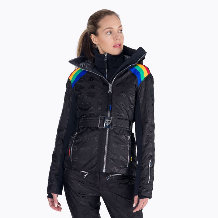 Women's ski jacket Rossignol W Rainbow black