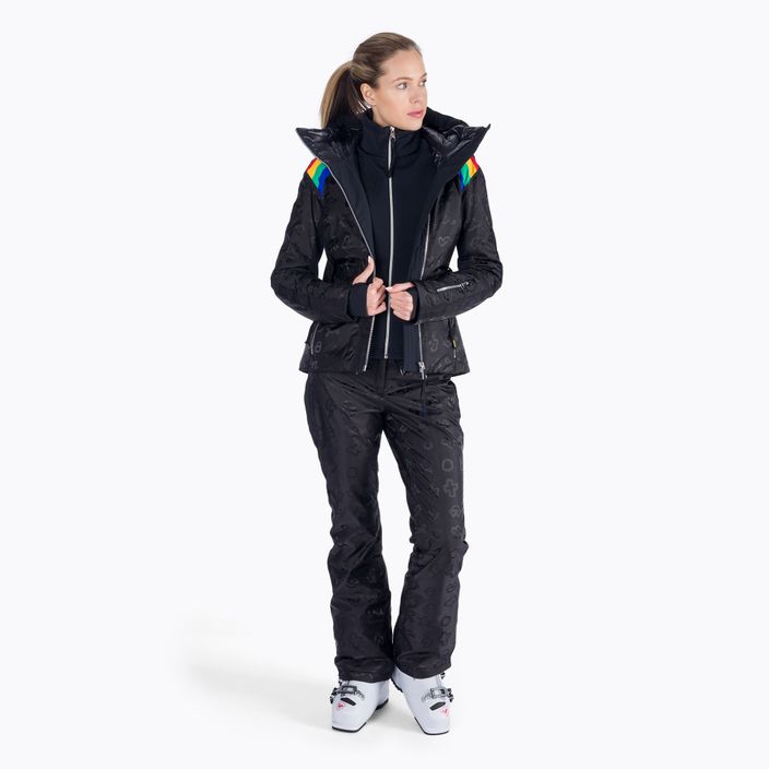 Women's ski jacket Rossignol W Rainbow black 2