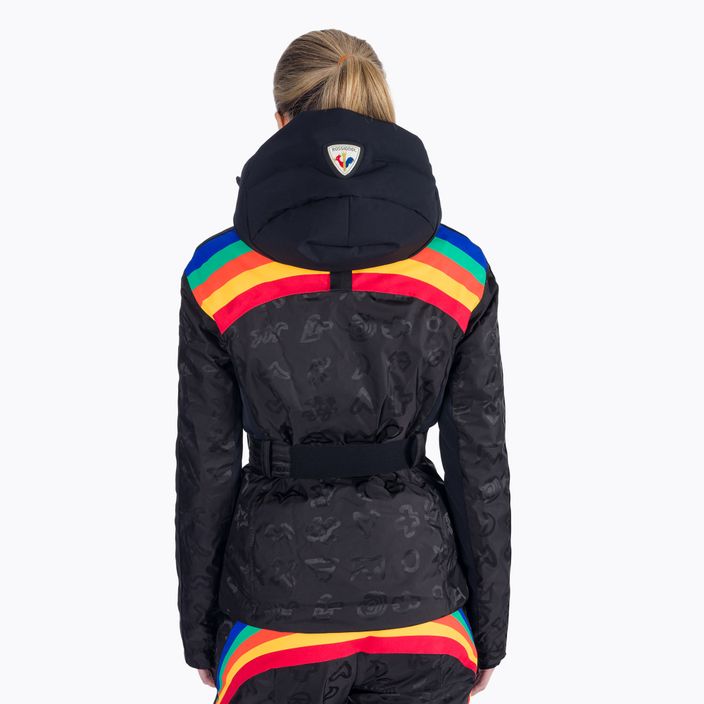 Women's ski jacket Rossignol W Rainbow black 4