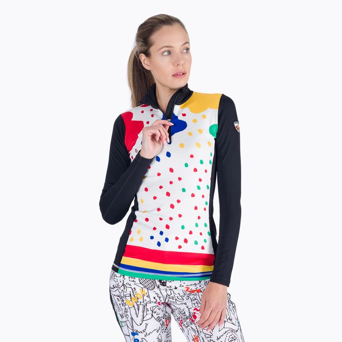 Women's ski sweatshirt Rossignol W Bessi rainbow