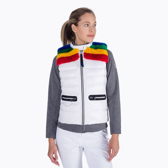 Women's sleeveless ski jacket Rossignol W Beam Light white