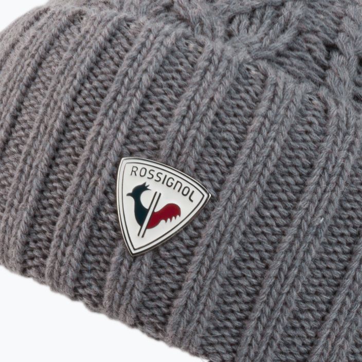 Women's winter hat Rossignol L3 W Mady heather grey 3