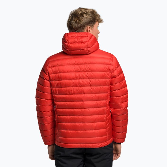 Men's ski jacket Rossignol Verglas Hero Hood neon red 4