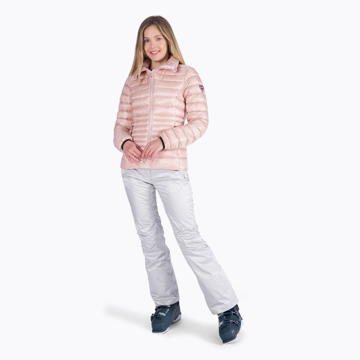 Women's ski jacket Rossignol W Classic Light powder pink 7