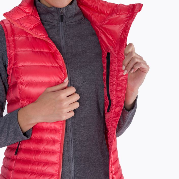 Women's sleeveless ski jacket Rossignol W Classic Light Vest corail 5