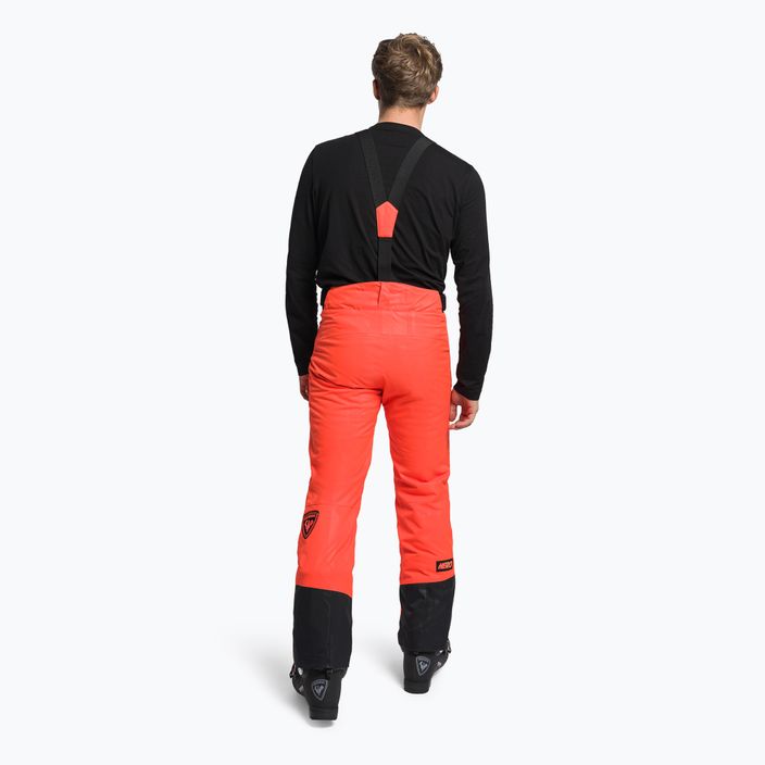 Men's ski trousers Rossignol Hero Ski neon red 4