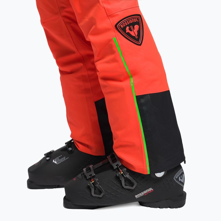 Men's ski trousers Rossignol Hero Ski neon red 5