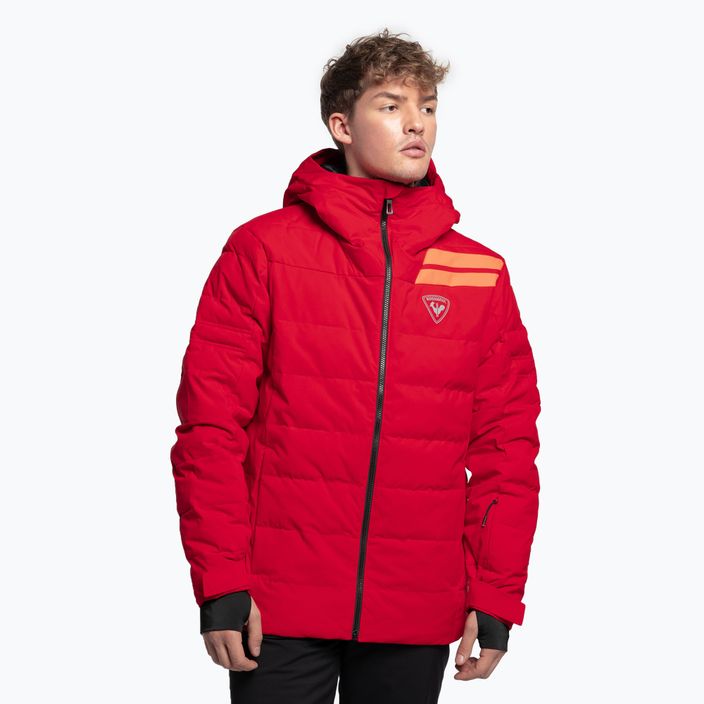 Men's ski jacket Rossignol Rapide sports red