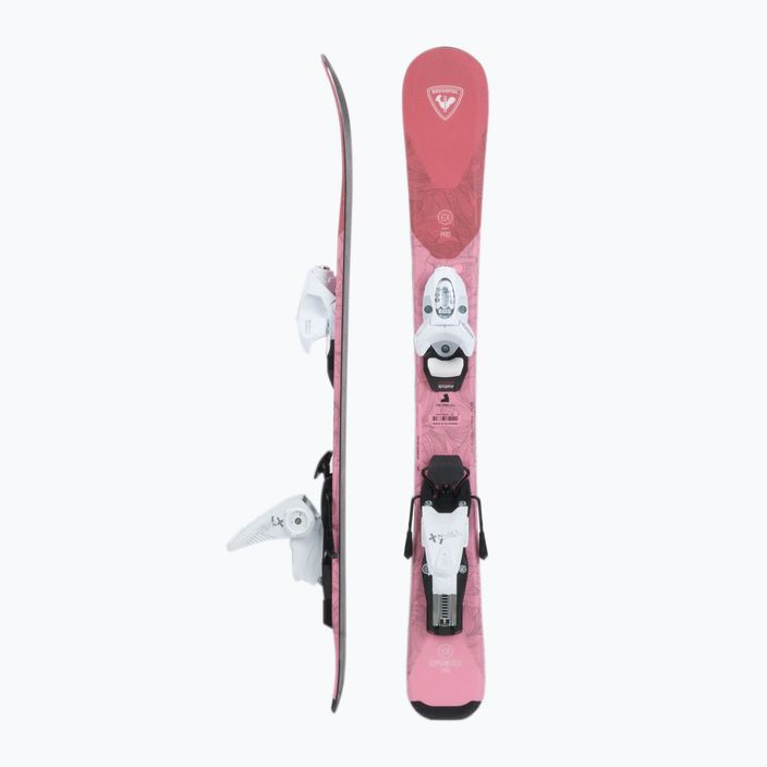 Children's downhill skis Rossignol Experience 80 W Pro + Kid4 pink 2