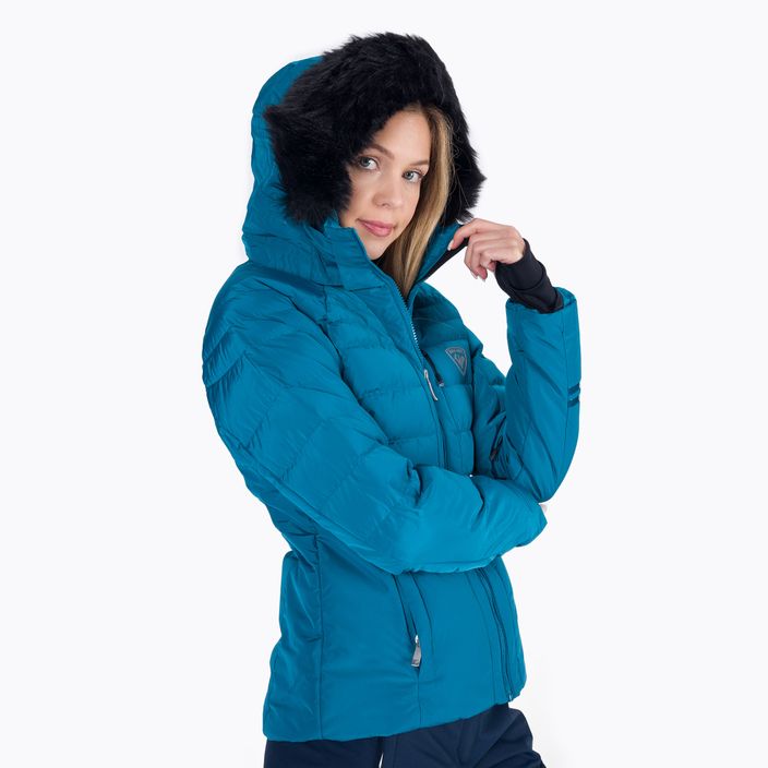 Women's ski jacket Rossignol W Rapide Pearly amoco 4