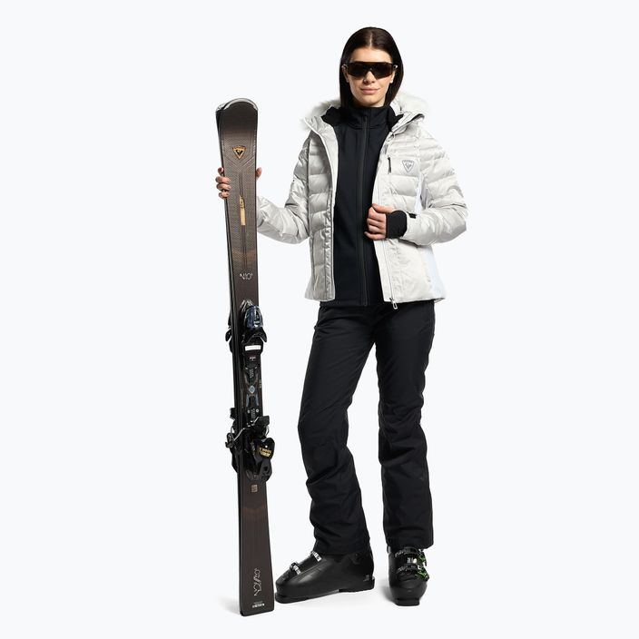 Women's ski jacket Rossignol Rapide Metallic grey 2