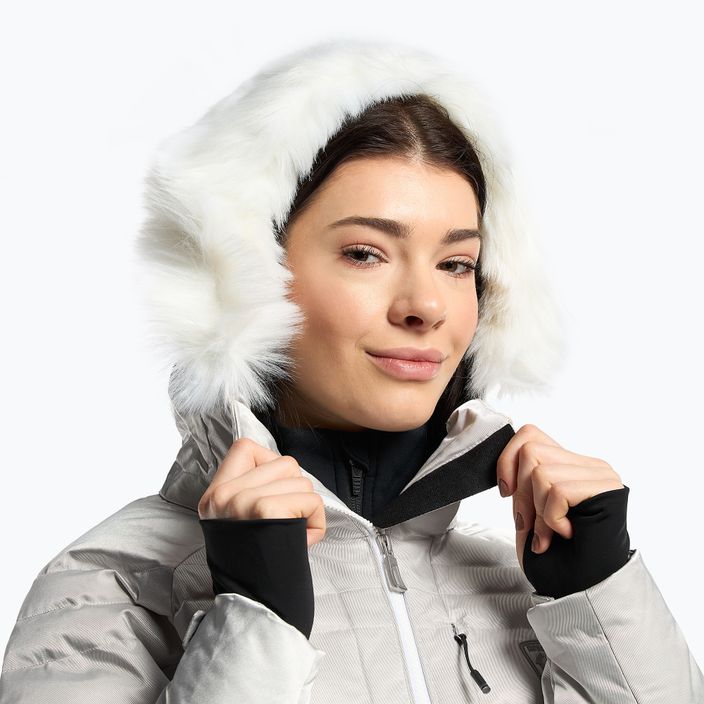 Women's ski jacket Rossignol Rapide Metallic grey 4