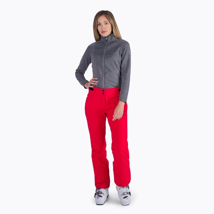 Women's ski trousers Rossignol Rapide red 6