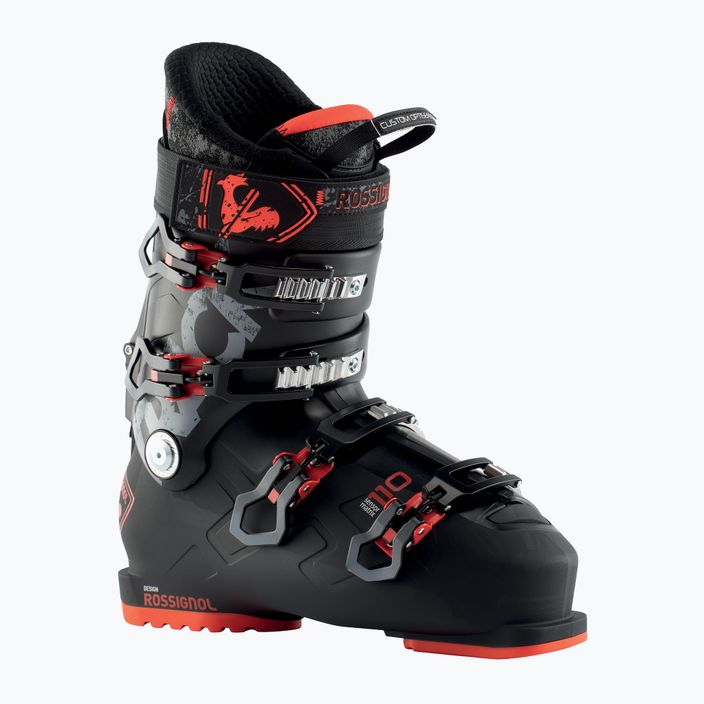 Ski boots Rossignol Track 110 black/red 8
