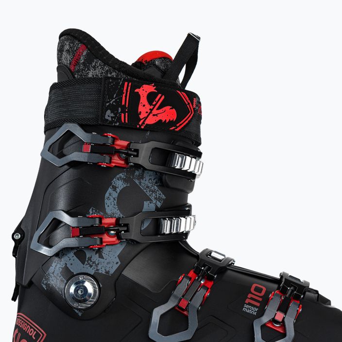 Ski boots Rossignol Track 110 black/red 6