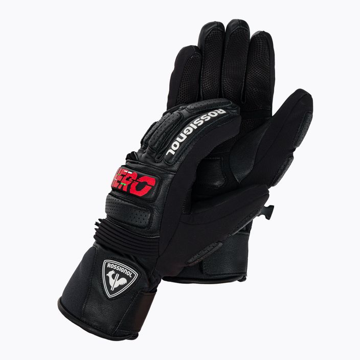 Men's ski gloves Rossignol Wc Expert Lth Impr G black