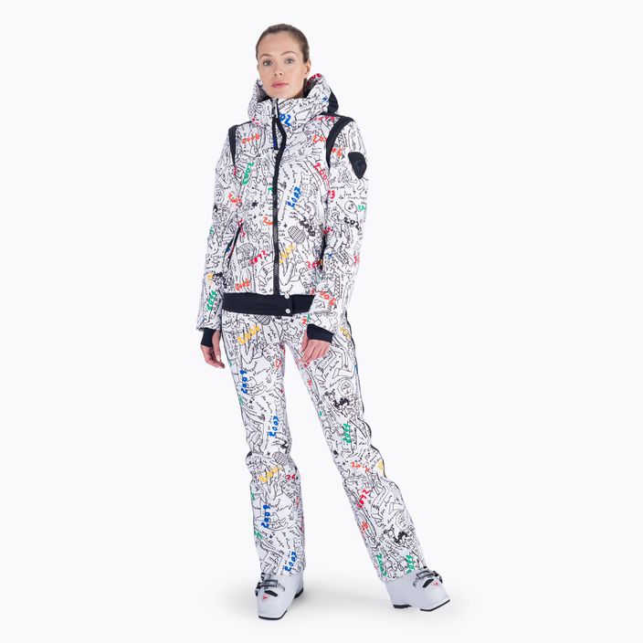 Women's ski jacket Rossignol Cosmic Pr Down white 2