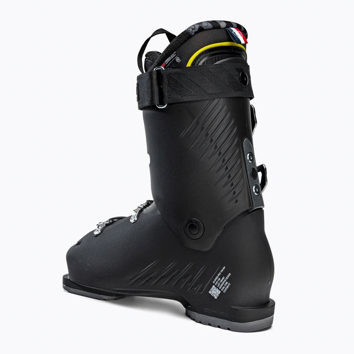 Ski boots Rossignol Hi-Speed Pro 100 black/yellow 2
