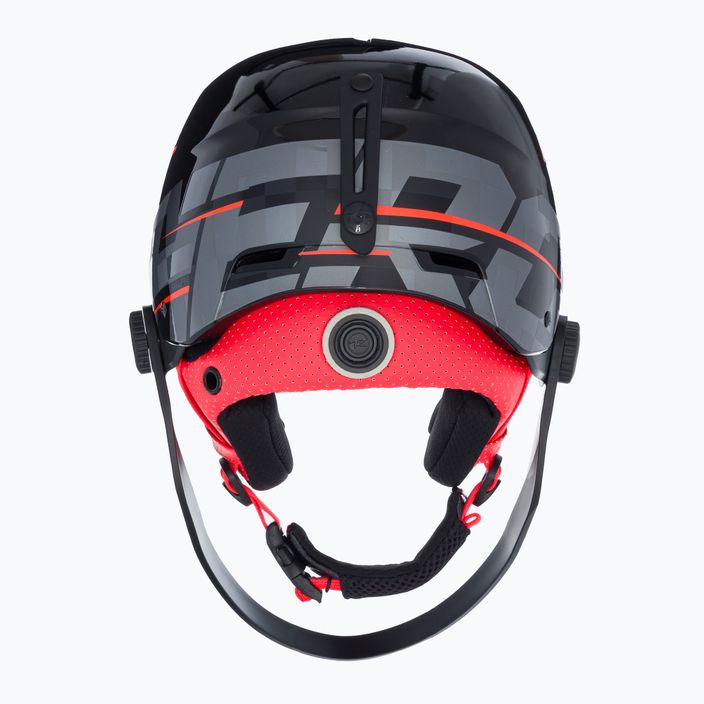 Rossignol Hero Slalom Impacts Ski Helmet + Chinguard black 3