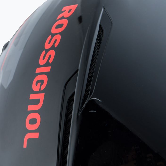 Rossignol Hero Slalom Impacts Ski Helmet + Chinguard black 11