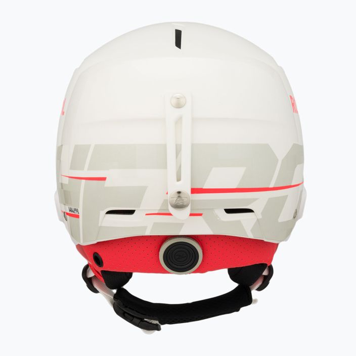Rossignol Hero Slalom Impacts ski helmet + Chinguard white 3