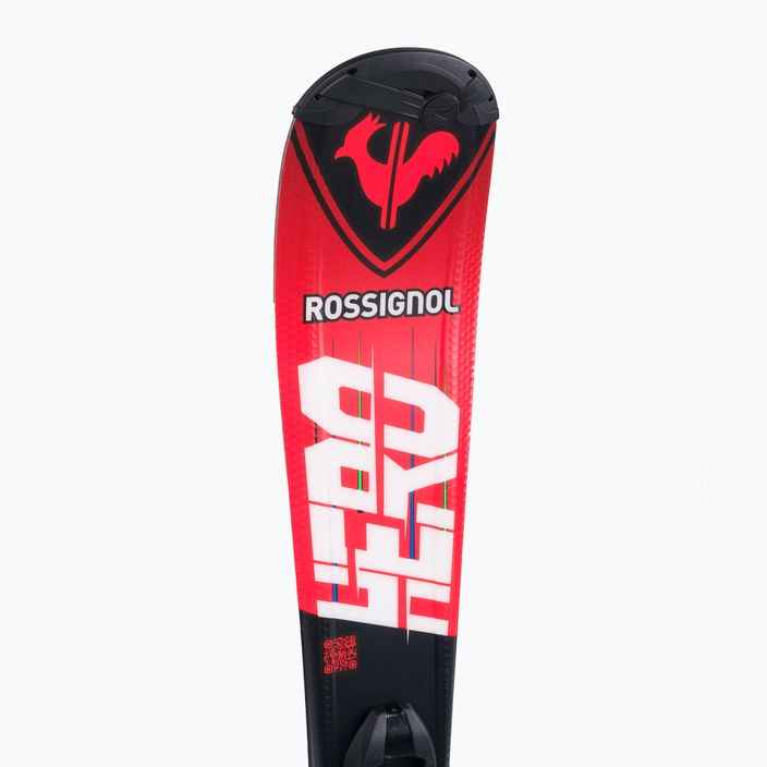 Children's downhill skis Rossignol Hero 100-140 + Kid4 red 8