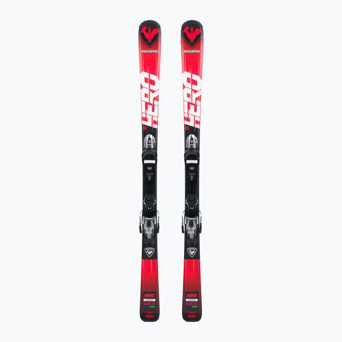 Children's downhill skis Rossignol Hero 130-150 + XP7 red