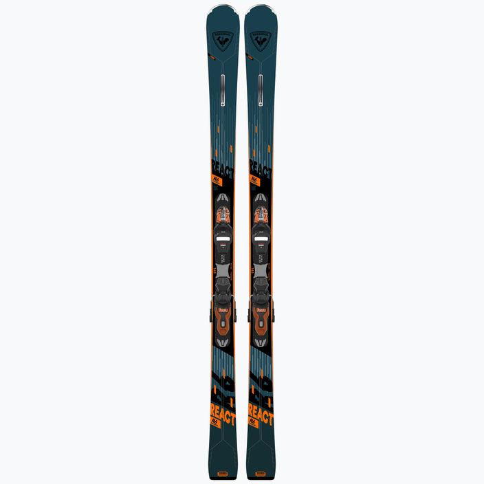 Downhill skis Rossignol React 6 CA + XP11 blue 9
