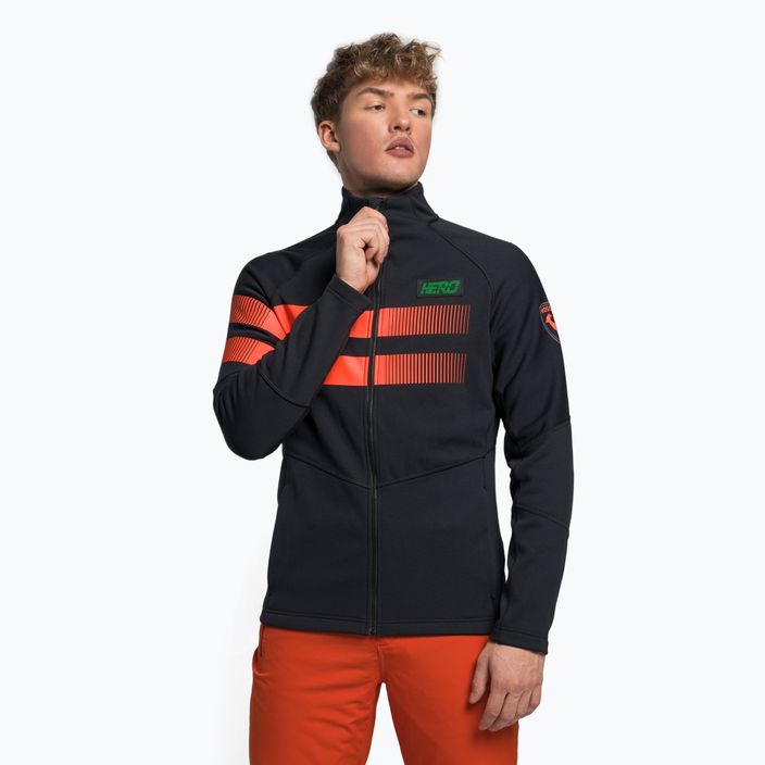 Men's ski sweatshirt Rossignol Hero Clim black/red