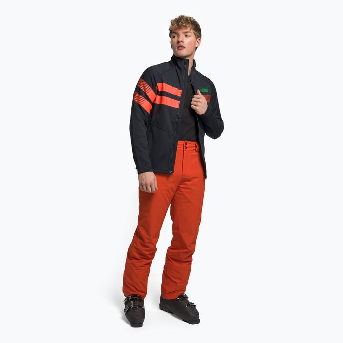 Men's ski sweatshirt Rossignol Hero Clim black/red 2