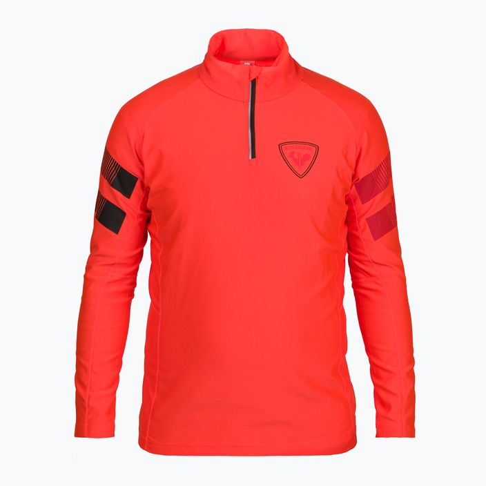 Men's ski sweatshirt Rossignol Classique Hero 1/2 Zip red