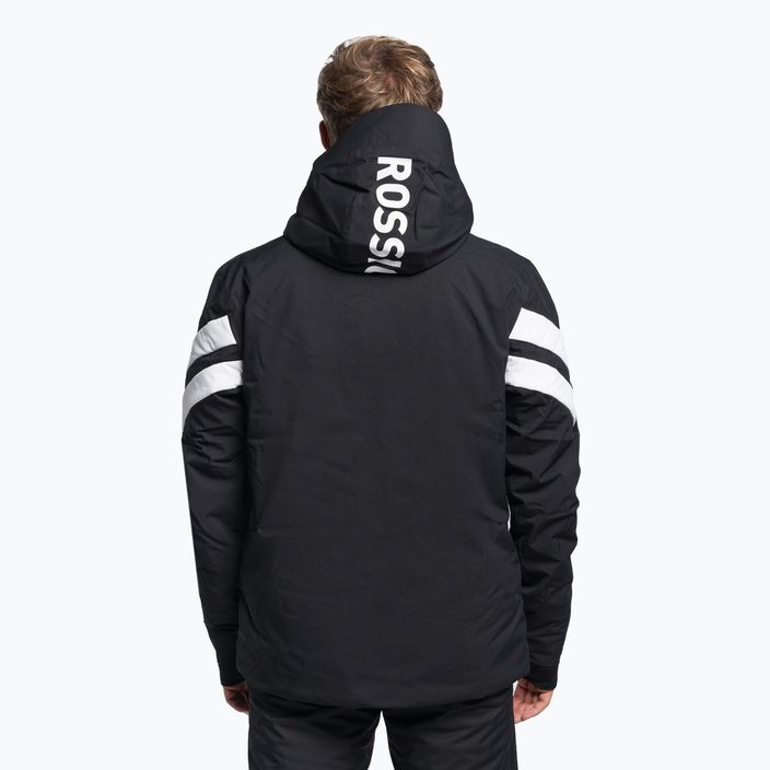 Men's ski jacket Rossignol Controle black/white 4