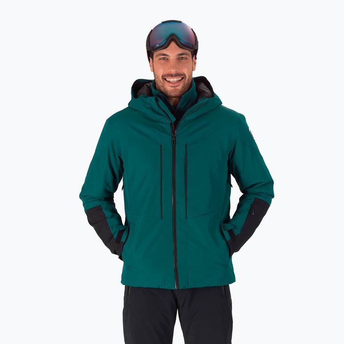 Men's ski jacket Rossignol Fonction green