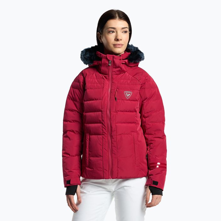 Women's ski jacket Rossignol Rapide Pearly red