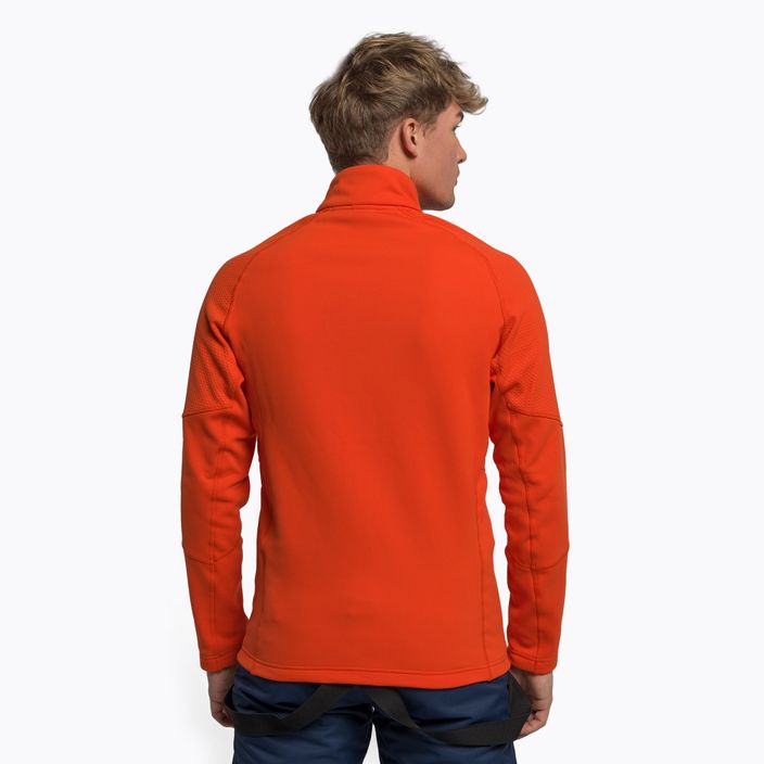 Men's ski sweatshirt Rossignol Classique Clim orange 4