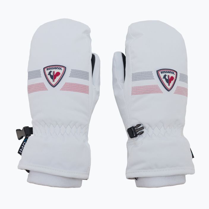 Children's ski gloves Rossignol Roc Impr M white 3