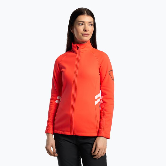 Women's ski sweatshirt Rossignol Hero Classique Clim red