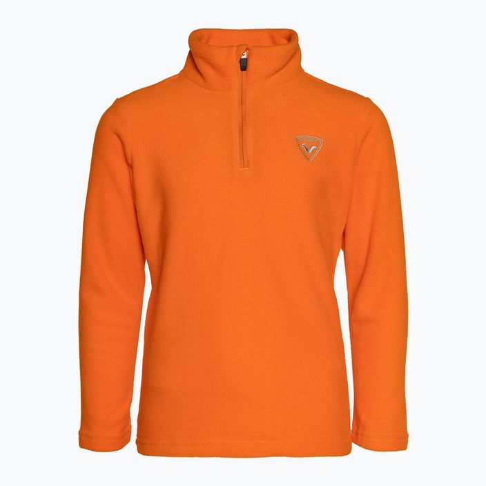 Children's ski sweatshirt Rossignol 1/2 Zip Fleece orange
