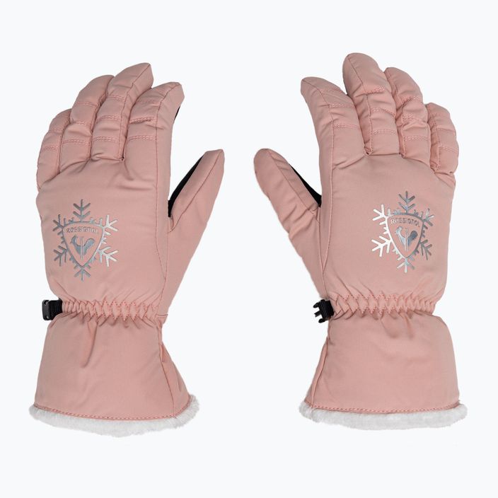 Women's ski gloves Rossignol Perfy G pink 3
