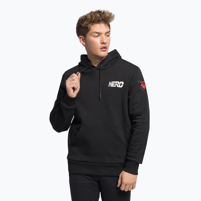 Men's ski sweatshirt Rossignol Hero Logo Sweat black