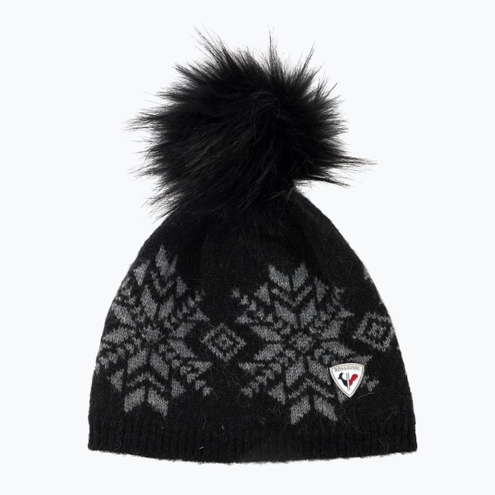 Women's winter hat Rossignol L3 Snowflake black 4
