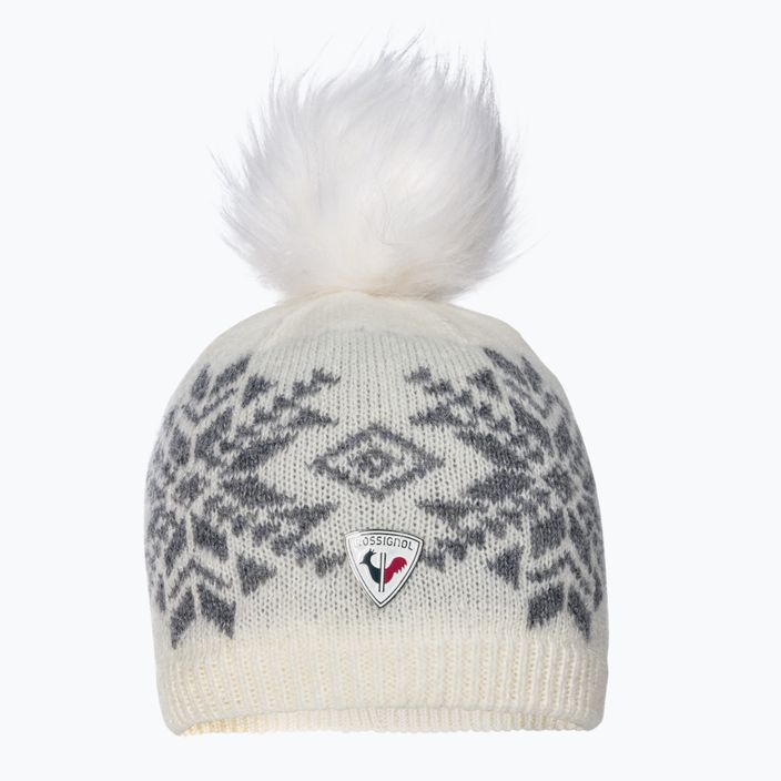 Women's winter hat Rossignol L3 Snowflake white 2