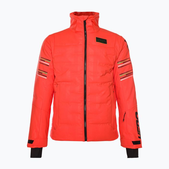 Men's Rossignol Hero Depart neon red ski jacket 17