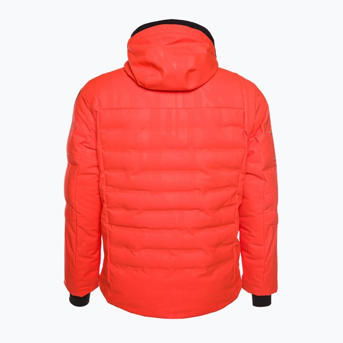 Men's Rossignol Hero Depart neon red ski jacket 18