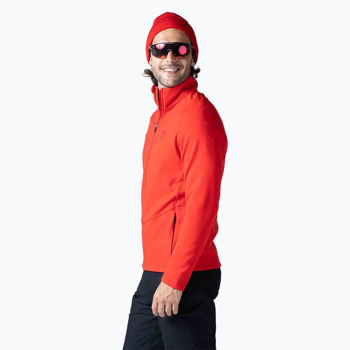 Men's Rossignol Classique Clim sports red ski sweatshirt 3